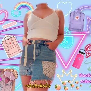 BDG denim skirt 💓🦋🌸